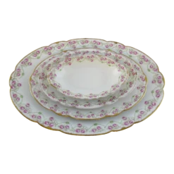 Antique Elite Limoges France Serving Dishes- 4 Pieces