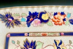 Antique English Mason's Chinoiserie "Mandarin" Platter -Lenox Shop antique english masons chinoiserie mandarin platter 7540