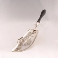 Antique French Napoleonic Sterling Silver Tableware Regency Flatware Empire Fish Slice -Lenox Shop antique french napoleonic sterling silver tableware regency flatware empire fish slice 2096