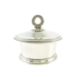 Antique French Silver 18th C Butter Dish Or Butter Tub, Vermeil Gilt Interior 15 Antique French Silver 18th C Butter Dish Or Butter Tub, Vermeil Gilt Interior -Lenox Shop antique french silver 18th c butter dish or butter tub vermeil gilt interior 2128