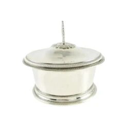 Antique French Silver 18th C Butter Dish Or Butter Tub, Vermeil Gilt Interior 14 Antique French Silver 18th C Butter Dish Or Butter Tub, Vermeil Gilt Interior -Lenox Shop antique french silver 18th c butter dish or butter tub vermeil gilt interior 6786