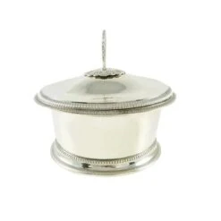 Antique French Silver 18th C Butter Dish Or Butter Tub, Vermeil Gilt Interior 16 Antique French Silver 18th C Butter Dish Or Butter Tub, Vermeil Gilt Interior -Lenox Shop antique french silver 18th c butter dish or butter tub vermeil gilt interior 9324