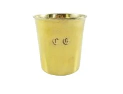 Antique French Sterling Silver & Vermeil Timbale, Beaker, Mint Julep Cup -Lenox Shop antique french sterling silver and vermeil timbale beaker mint julep cup 9941