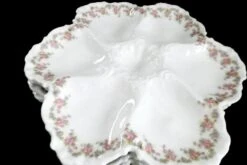 Antique French White Porcelain Oyster Plates, Limoges, France, 1930s, Set Of 6 -Lenox Shop antique french white porcelain oyster plates limoges france 1930s set of 6 6853