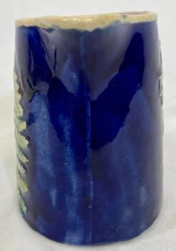 Antique Majolica Creamer/Jug Decorated With Ferns And Floral Motif From England - Circa 19th Century -Lenox Shop antique majolica creamerjug decorated with ferns and floral motif from england circa 19th century 0102