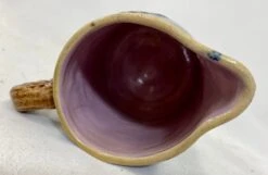 Antique Majolica Creamer/Jug Decorated With Ferns And Floral Motif From England - Circa 19th Century -Lenox Shop antique majolica creamerjug decorated with ferns and floral motif from england circa 19th century 5042