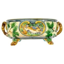 Antique Majolica Dog & Game Minton Tureen -Lenox Shop antique majolica dog and game minton tureen 1501