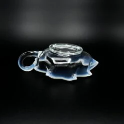 Antique Opaline Star Glass Creamer -Lenox Shop antique opaline star glass creamer 0456