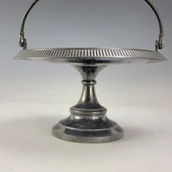 Antique Pairpoint Quadruple Plated Bridal Basket Compote With Etched Birds And Flowers #1223 14 Antique Pairpoint Quadruple Plated Bridal Basket Compote With Etched Birds And Flowers #1223 -Lenox Shop antique pairpoint quadruple plated bridal basket compote with etched birds and flowers 1223 4000