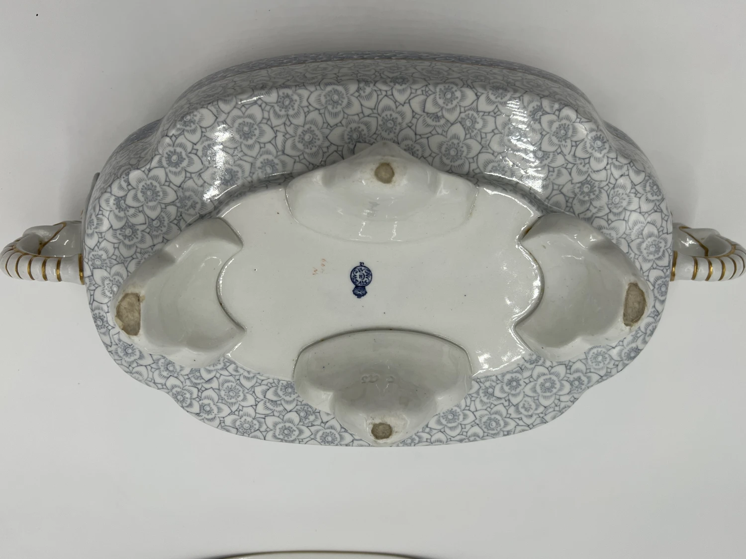 Antique Royal Worcester Elephant Handled Elephant Botanical Tureen 15.5” - 1890 12 Antique Royal Worcester Elephant Handled Elephant Botanical Tureen 15.5” - 1890 - Image 10