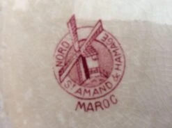 Antique Saint Amand & Hamage Nord-Maroc Design French Ironstone Large Tureen -Lenox Shop antique saint amand and hamage nord maroc design french ironstone large tureen 4540