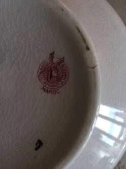 Antique Saint Amand & Hamage Nord-Maroc Design French Ironstone Large Tureen -Lenox Shop antique saint amand and hamage nord maroc design french ironstone large tureen 5449