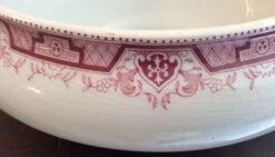 Antique Saint Amand & Hamage Nord-Maroc Design French Ironstone Large Tureen -Lenox Shop antique saint amand and hamage nord maroc design french ironstone large tureen 7579