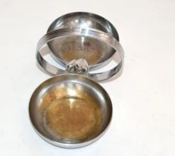 Art Deco Chase Usa Chrome On Brass Twin Candy & Nut Dish Designed Gerth & Gerth -Lenox Shop art deco chase usa chrome on brass twin candy and nut dish designed gerth and gerth 4920