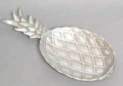 Arthur Court Vintage Cast & Hammered Aluminum Tropical Chip And Dip Platter Pineapple Pattern -Lenox Shop arthur court vintage cast and hammered aluminum tropical chip and dip platter pineapple pattern 1852