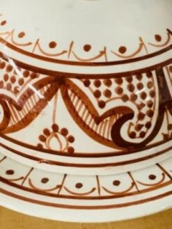 Boho Chic Moroccan Hand Painted Serving Dishes, Set Of 3 -Lenox Shop boho chic moroccan hand painted serving dishes set of 3 3285