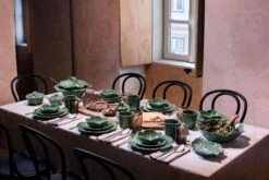 Bordallo Pinheiro Cabbage Salad Serving Set, Green, 5 Pieces -Lenox Shop bordallo pinheiro cabbage salad serving set green 5 pieces 6319