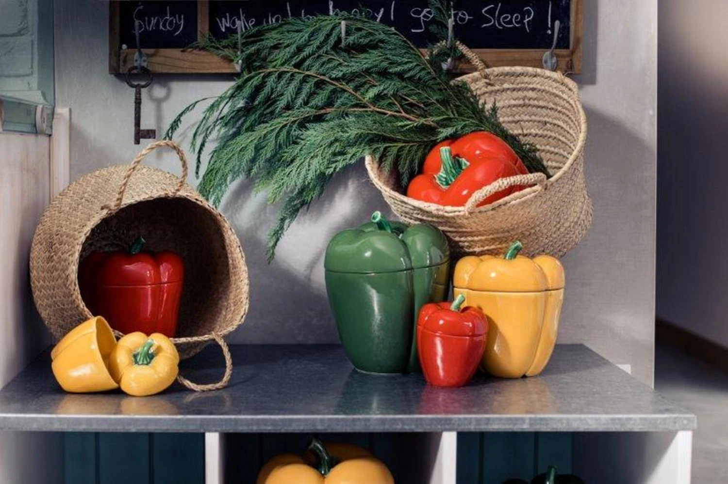 Bordallo Pinheiro Pepper Box, Red, 8" 81 Oz 4 Bordallo Pinheiro Pepper Box, Red, 8" 81 Oz - Image 2