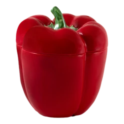 Bordallo Pinheiro Pepper Box, Red, 8" 81 Oz