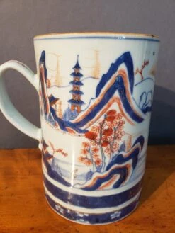 Chinese Export Imari Porcelain Large Tankard -Lenox Shop chinese export imari porcelain large tankard 6977