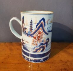 Chinese Export Imari Porcelain Large Tankard -Lenox Shop chinese export imari porcelain large tankard 7026