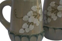 Circa 1900 Art Nouveau Pottery Mugs By Dalpayrat, Set Of 4 -Lenox Shop circa 1900 art nouveau pottery mugs by dalpayrat set of 4 0052