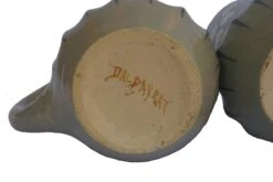 Circa 1900 Art Nouveau Pottery Mugs By Dalpayrat, Set Of 4 -Lenox Shop circa 1900 art nouveau pottery mugs by dalpayrat set of 4 5238