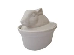 Circa 1960 French Porcelain Bunny Rabbit Tureen -Lenox Shop circa 1960 french porcelain bunny rabbit tureen 7470