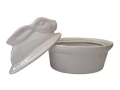 Circa 1960 French Porcelain Bunny Rabbit Tureen -Lenox Shop circa 1960 french porcelain bunny rabbit tureen 8019