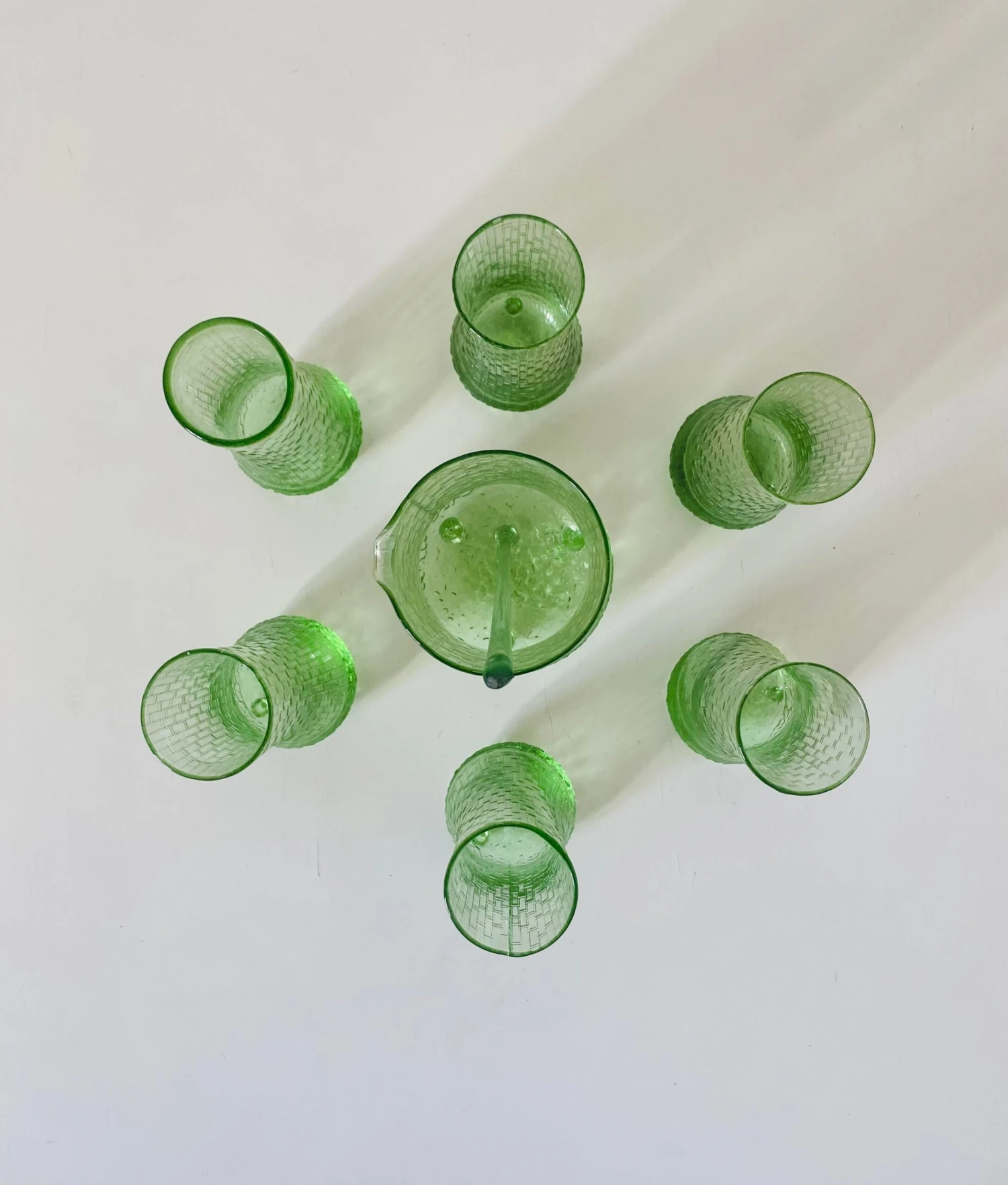 Cocktail Service In Green Color, 1960s, Set Of 7 5 Cocktail Service In Green Color, 1960s, Set Of 7 - Image 3