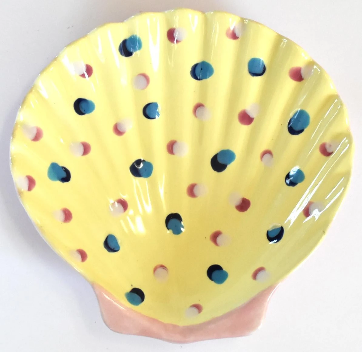 Colorful Ceramic Clam Shell Dish 7 Colorful Ceramic Clam Shell Dish - Image 5