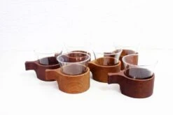 Cups In Teak, Set Of 6 -Lenox Shop cups in teak set of 6 5150