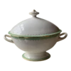 Early 19th Century Antique French Green & Gilt Porcelain Large Soup Tureen 1 Early 19th Century Antique French Green & Gilt Porcelain Large Soup Tureen -Lenox Shop early 19th century antique french green and gilt porcelain large soup tureen 9842
