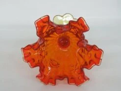Fenton Cabbage Rose Style Amberina Glass Ruffled Compote Candy Dish 17 Fenton Cabbage Rose Style Amberina Glass Ruffled Compote Candy Dish -Lenox Shop fenton cabbage rose style amberina glass ruffled compote candy dish 8600