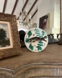 French Palissy Style Trompe L'Oeil Plaque Attributed To School Of Paris Achille Barbizet, C1880 -Lenox Shop french palissy style trompe loeil plaque attributed to school of paris achille barbizet c1880 6785