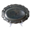 French/swiss C. Peuty Pewter Oval Wavy Edge Multi-reed Platter -Lenox Shop frenchswiss c peuty pewter oval wavy edge multi reed platter 6339