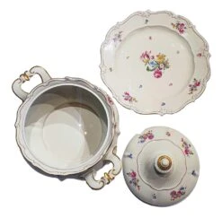 German Porcelain Tureen And Charger By VEB R,Reichenbach, Set Of 3 14 German Porcelain Tureen And Charger By VEB R,Reichenbach, Set Of 3 -Lenox Shop german porcelain tureen and charger by veb rreichenbach set of 3 3183