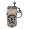 German Westerwald Pewter Mounted Stoneware Pottery Tankard -Lenox Shop german westerwald pewter mounted stoneware pottery tankard 9393