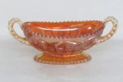 Imperial Star And File Marigold Carnival Glass Sawtooth Bowl With Handles 16 Imperial Star And File Marigold Carnival Glass Sawtooth Bowl With Handles -Lenox Shop imperial star and file marigold carnival glass sawtooth bowl with handles 4526