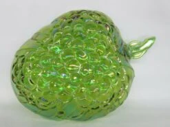 Indiana Carnival Glass Iridescent Green Grape Serving Salad Fruit Bowl -Lenox Shop indiana carnival glass iridescent green grape serving salad fruit bowl 2744