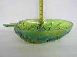Indiana Carnival Glass Iridescent Green Grape Serving Salad Fruit Bowl -Lenox Shop indiana carnival glass iridescent green grape serving salad fruit bowl 8627