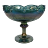 Indiana Garland Teardrop Carnival Glass Iridescent Large Pedestal Compote -Lenox Shop indiana garland teardrop carnival glass iridescent large pedestal compote 2514