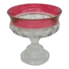Indiana Glass Kings Crown Ruby Flash Thumbprint Compote Candy Dish Bowl -Lenox Shop indiana glass kings crown ruby flash thumbprint compote candy dish bowl 4276