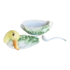 Italian Majolica Duck Or Goose Cabbage And Cauliflower Tureen With Lid And Ladle - Italy 2 Italian Majolica Duck Or Goose Cabbage And Cauliflower Tureen With Lid And Ladle - Italy -Lenox Shop italian majolica duck or goose cabbage and cauliflower tureen with lid and ladle italy 3132
