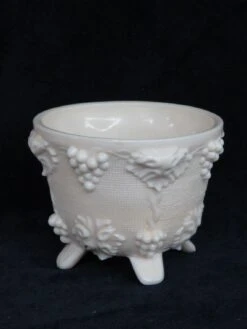 Jeannette Shell Pink Milk Glass Footed Candy Dish With Lid -Lenox Shop jeannette shell pink milk glass footed candy dish with lid 4874