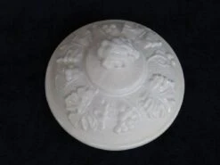 Jeannette Shell Pink Milk Glass Footed Candy Dish With Lid -Lenox Shop jeannette shell pink milk glass footed candy dish with lid 5839