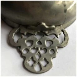 Large American Pewter Porringer One-Handle Bowl -Lenox Shop large american pewter porringer one handle bowl 3629