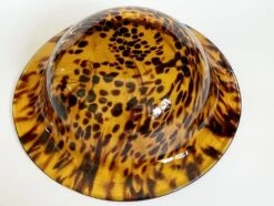 Large Vintage Tortoise Glass Bowl -Lenox Shop large vintage tortoise glass bowl 8986