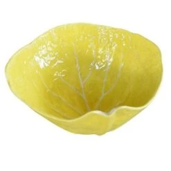 Large Yellow Ceramic Portuguese Lettuceware Serving Bowl After Dodie Thayer By Secla 13 Large Yellow Ceramic Portuguese Lettuceware Serving Bowl After Dodie Thayer By Secla -Lenox Shop large yellow ceramic portuguese lettuceware serving bowl after dodie thayer by secla 3897