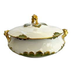 Late 19th Century Ch Field Haviland Oval Covered Soup Tureen